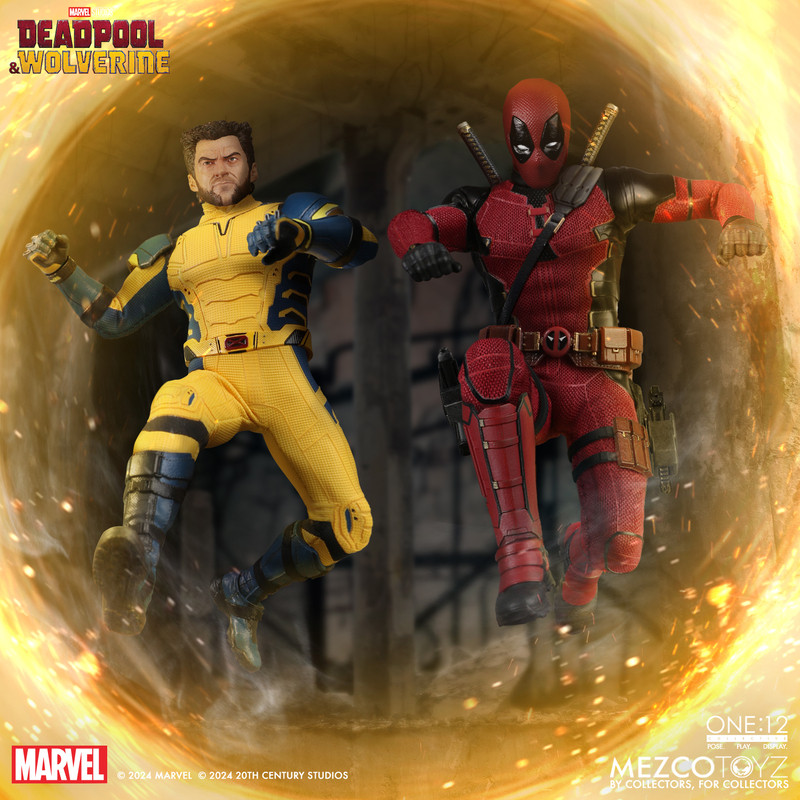 Mezco Deadpool & Wolverine Wolverine Deluxe Edition One:12 Collective Figure